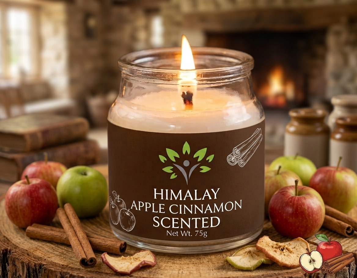 apple cinnamon candle