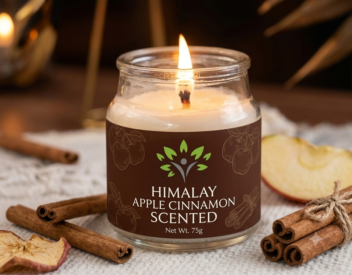 apple cinnamon candle