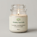 lavender & rosemary jar candle