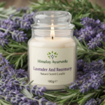 lavender & rosemary jar candle
