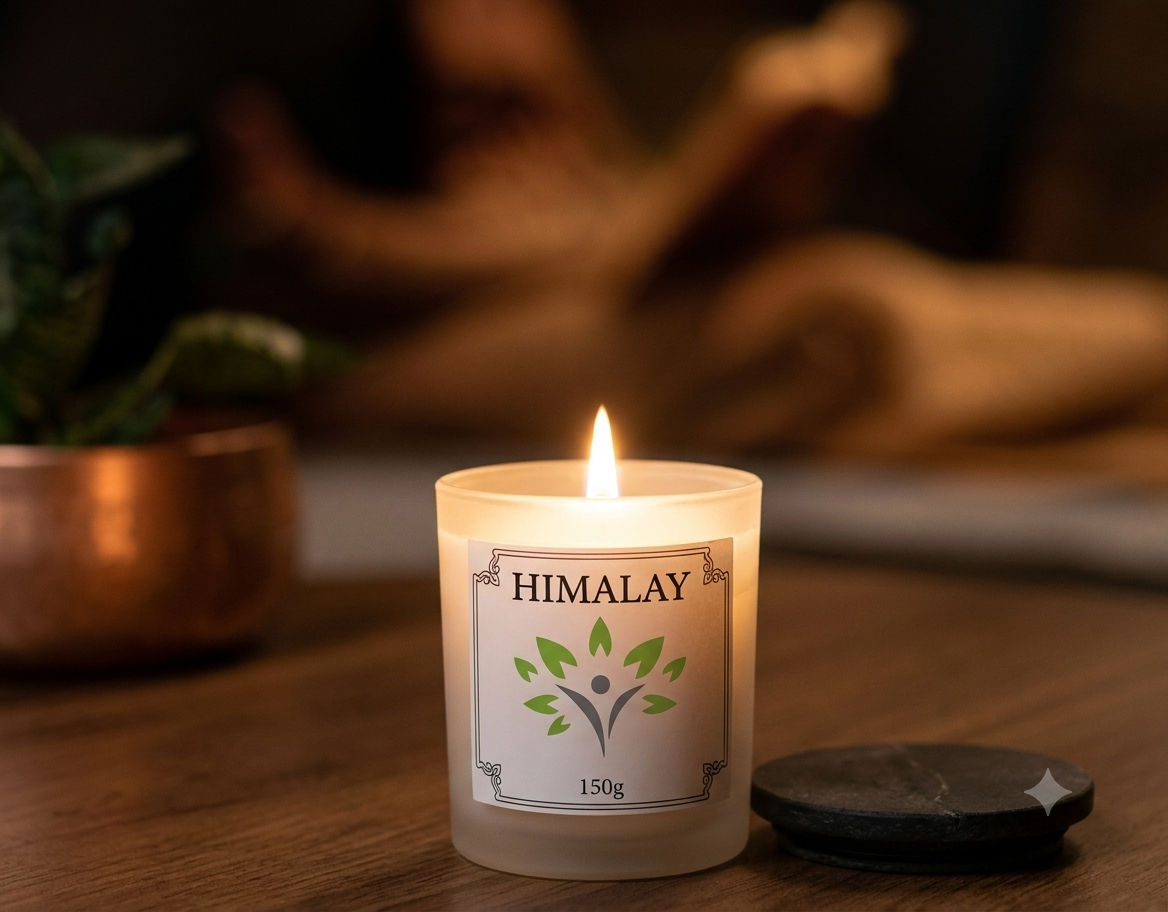 Meditation jar candle