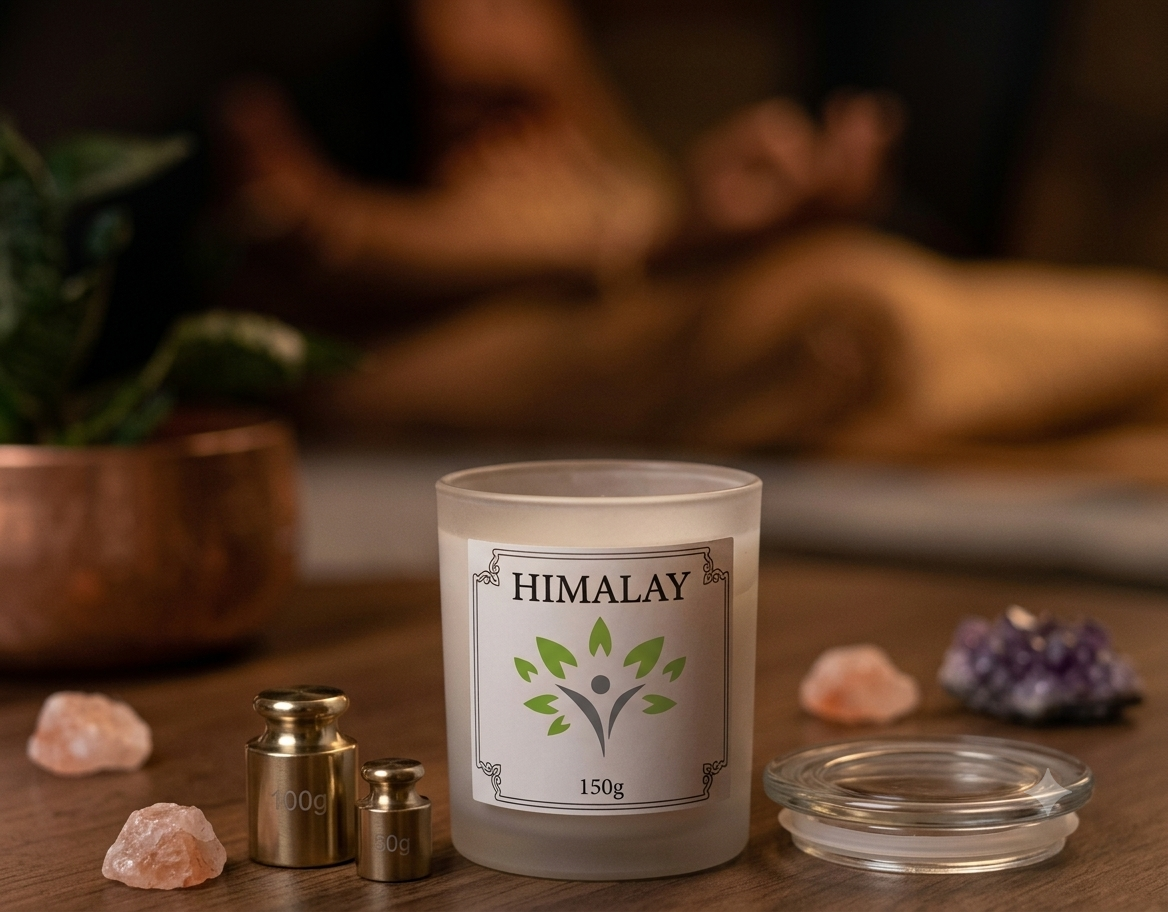 meditation jar candle