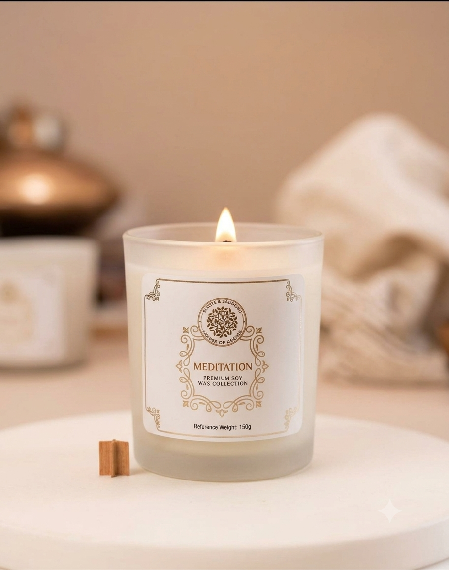 Himalay Meditation Candle Fragrance With Natural Soya Wax | 150GMS