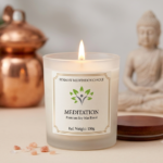 meditation jar candle
