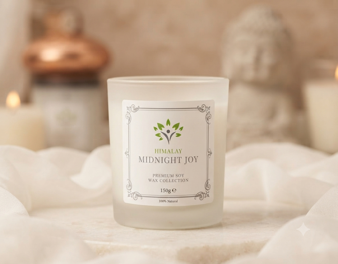 Himalay Midnight Joy Candle Fragrance With Natural Soya Wax | 150GMS