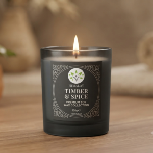 timber & spice jar cnadle