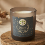 timber spice jar candle